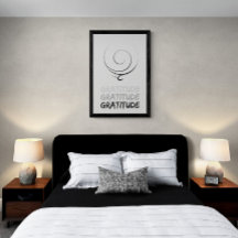 Impressão de tela de Gratidão