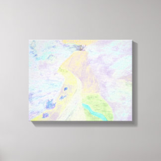 Impressão Em Tela Impressão de Tela de Luz Montanha