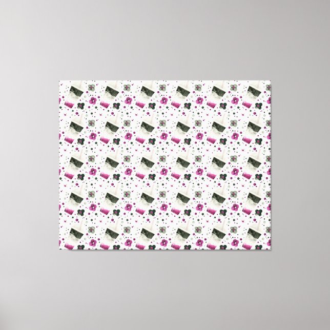 Impressão Em Tela Impressão de tela de orgulho assexual (Frente)