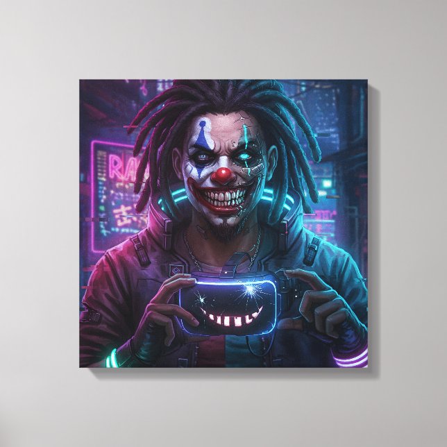 Impressão Em Tela Impressão de tela de palhaço de circuito (Frente)