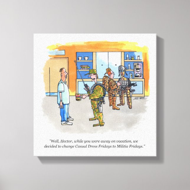 Impressão Em Tela Impressão de tela de sexta-feira da Milícia (Frente)