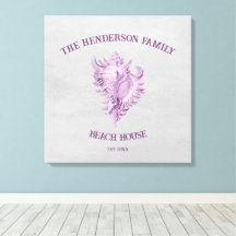 Impressão de Tela de Shell de Conch Magenta