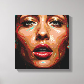 Impressão Em Tela Impressão de tela estendida à distorção velvet