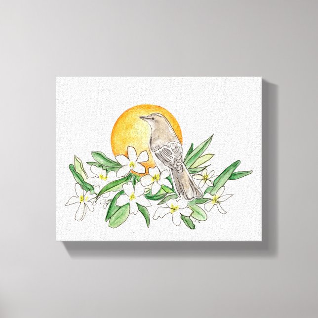 Impressão Em Tela Impressão de tela estendida da Flórida (Frente)