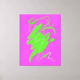 Impressão Em Tela Impressão de tela estendida de dança de contempo v