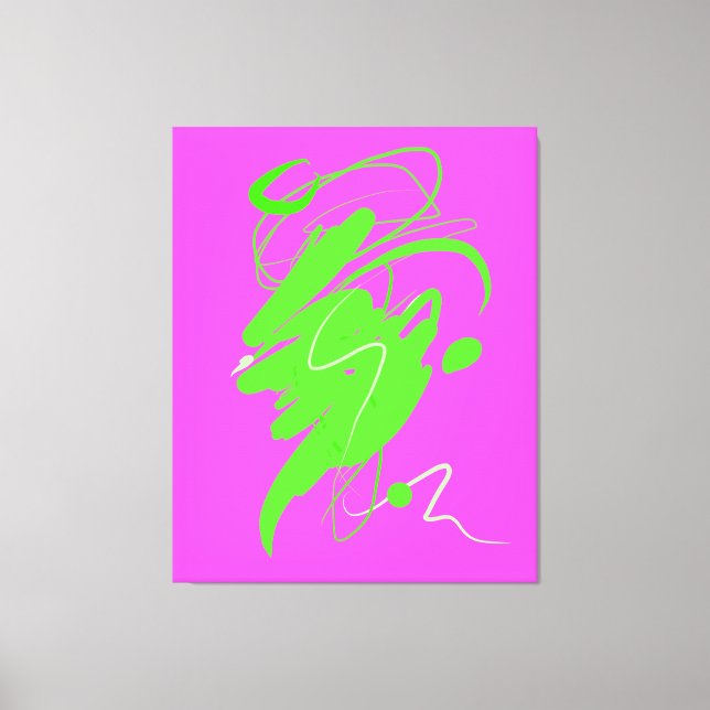 Impressão Em Tela Impressão de tela estendida de dança de contempo v (Frente)