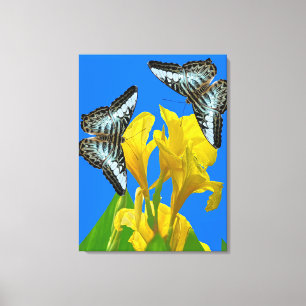 Impressão Em Tela Impressão de tela estendida do clipe azul malaio