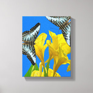 Impressão Em Tela Impressão de tela estendida do clipe azul malaio