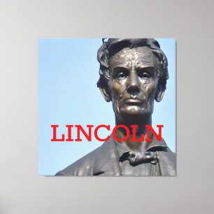 Impressão Em Tela Impressão de tela estendida do presidente Lincoln