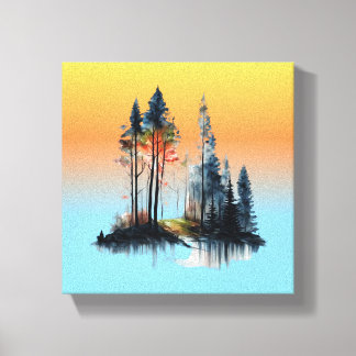 Impressão Em Tela Impressão de tela estendida - Praia