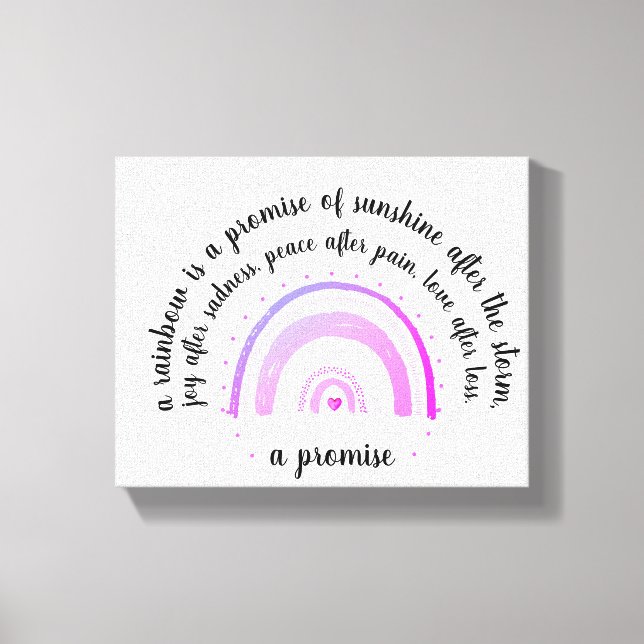 Impressão Em Tela Impressão de tela estendida - Uma promessa (Frente)