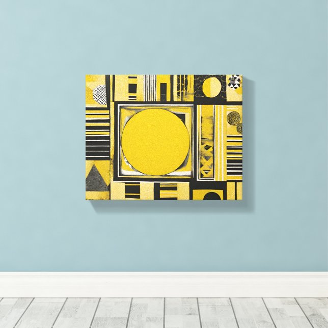 Impressão Em Tela Impressão de tela esticada de arte de Abelha Melíf (Insitu(piso de madeira))