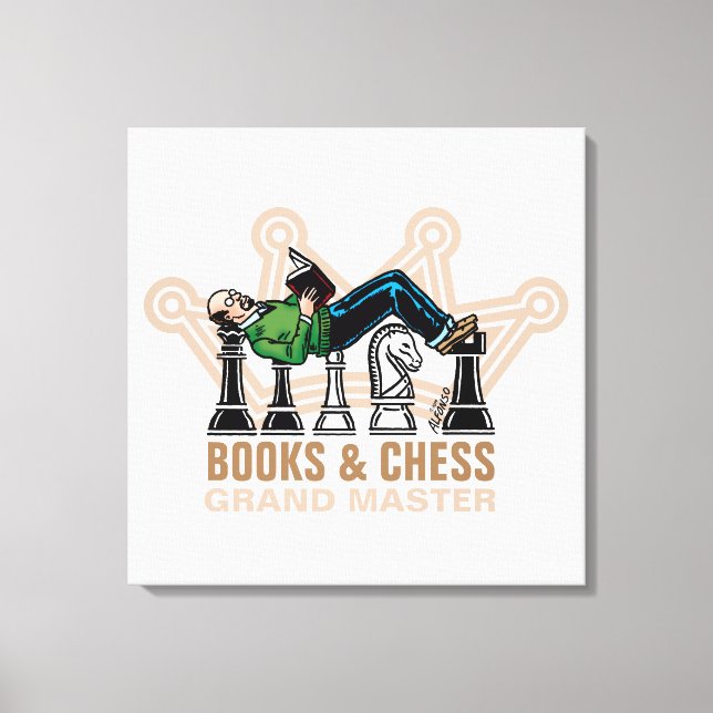 Impressão Em Tela Impressão de Tela Esticada Grande Mestre (Frente)