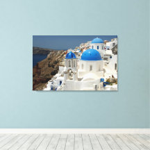 Impressão de tela grande - Grécia Santorini