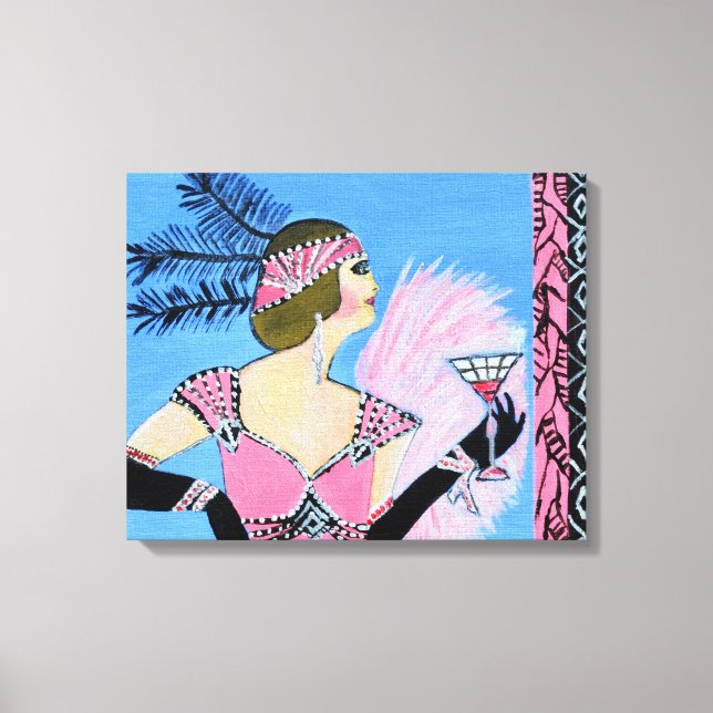 Impressão Em Tela Impressão de tela Lady2 elegante (Frente)