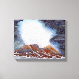 Impressão Em Tela Impressão de Tela Onda Oceânica