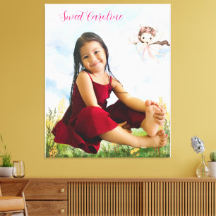 Impressão Em Tela Impressão de Tela Personalizada com Foto e Texto