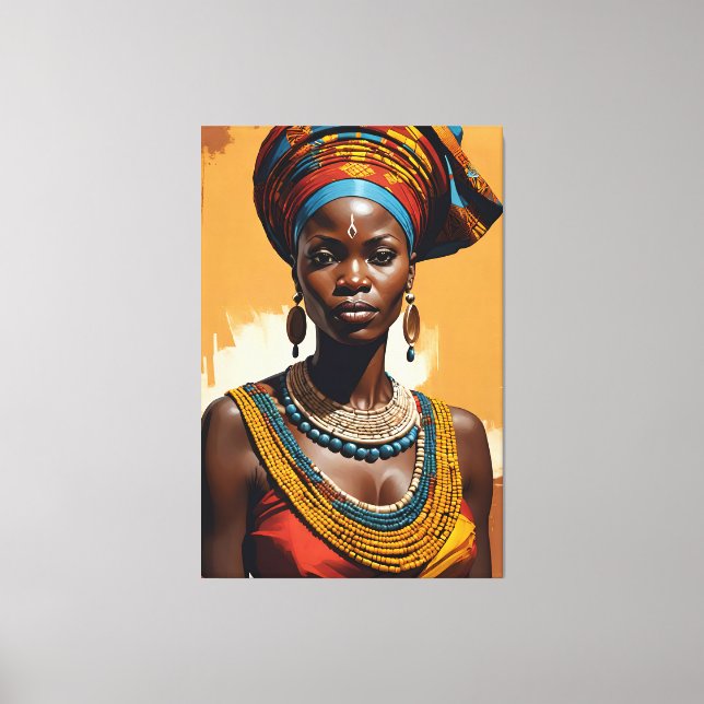 Impressão Em Tela Impressão de tela Rainha 1 (Frente)