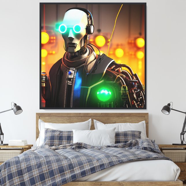 Impressão Em Tela Impressão de tela Robot 2 (Insitu(Quarto))