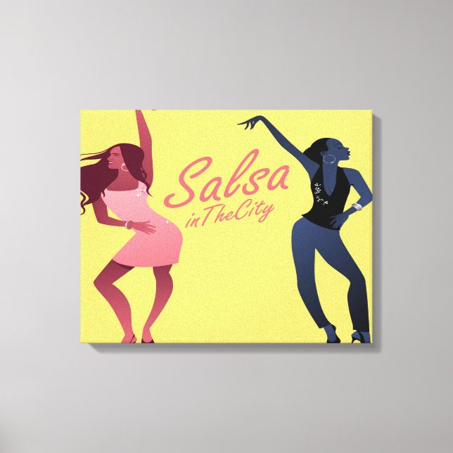 Impressão Em Tela Impressão de tela Salsa Salsa (Frente)