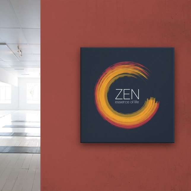 Impressão Em Tela Impressão de Tela Zen Vibrante (Vibrant Zen Canvas Print)