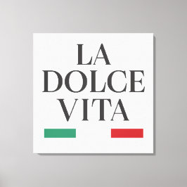Impressão Em Tela Impressão italiana de tela estendida La Dolce Vita