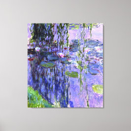 Impressão Em Tela Impressionismo de Reflexões Violetas de Lily de Ág
