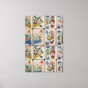 Impressão Em Tela Imprimir Mahjong em tela estendida