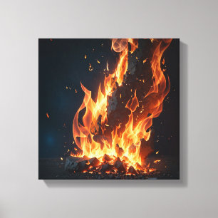 Impressão Em Tela incêndio