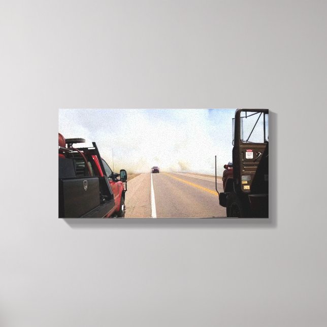 Impressão Em Tela Incêndio em Newkirk (Frente)