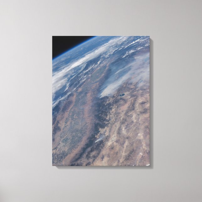 Impressão Em Tela Incêndio No Parque Nacional De Yosemite E Na Flore (Frente)