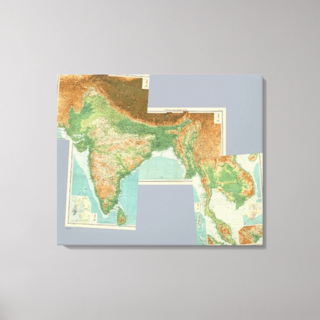 Impressão Em Tela Índia composta 2 (Frente)