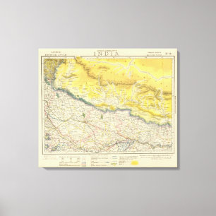 Impressão Em Tela India e Nepal