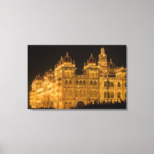 Impressão Em Tela ÍNDIA, Karnataka, Mysore : Palácio do Majaraja (b.