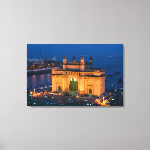 Impressão Em Tela ÍNDIA, Mumbai (Bombaim): Portão da Índia /