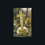 Impressão Em Tela Inglaterra, Londres, Highgate Cemetery, gravesite<br><div class="desc">Inglaterra, Londres, Cemitério Highgate, cruz gravesita | Walter Bibikow / DanitaDelimont.com</div>