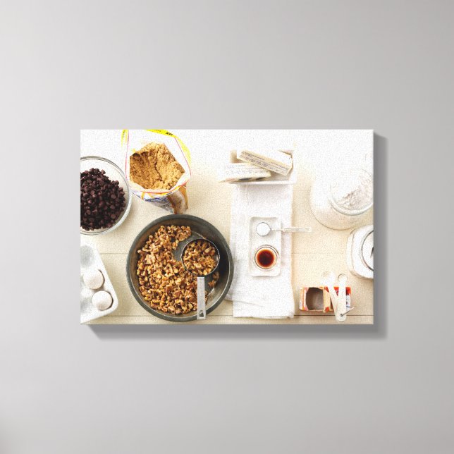 Impressão Em Tela Ingredientes e ferramentas 3 (Frente)