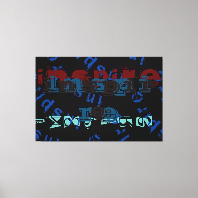 Impressão Em Tela inspiração (Frente)