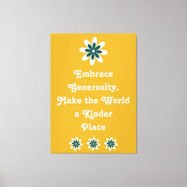 Impressão Em Tela Inspiração Motivacional RetroOffice (Frente)