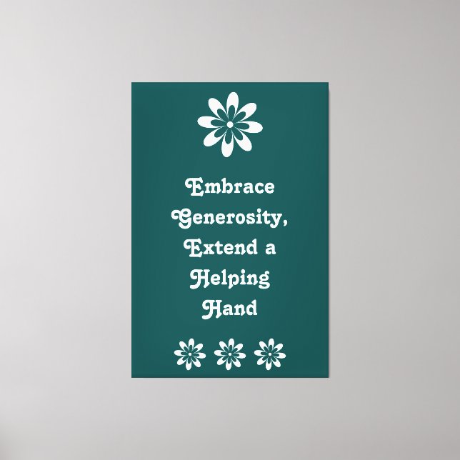 Impressão Em Tela Inspiração Motivacional RetroOffice (Frente)