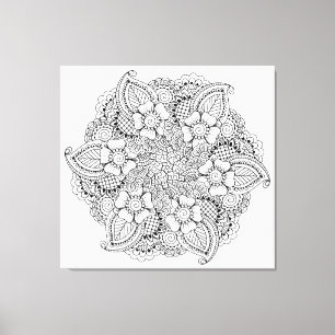 Impressão Em Tela Inspirado em volta do elemento 6