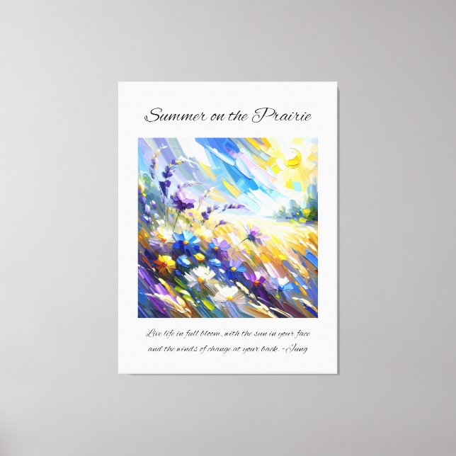 Impressão Em Tela Inspiration Prairie Summer (Frente)