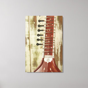 Impressão Em Tela Instrumento indiano de cordas Sitar