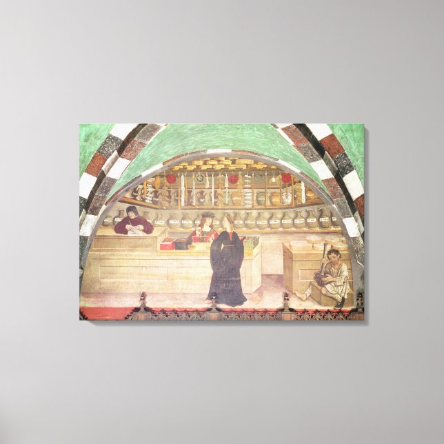 Impressão Em Tela Interior de uma farmácia (Frente)