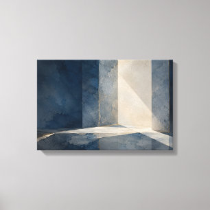 Impressão Em Tela Intervalo Azul — Aurema (Paisagem)