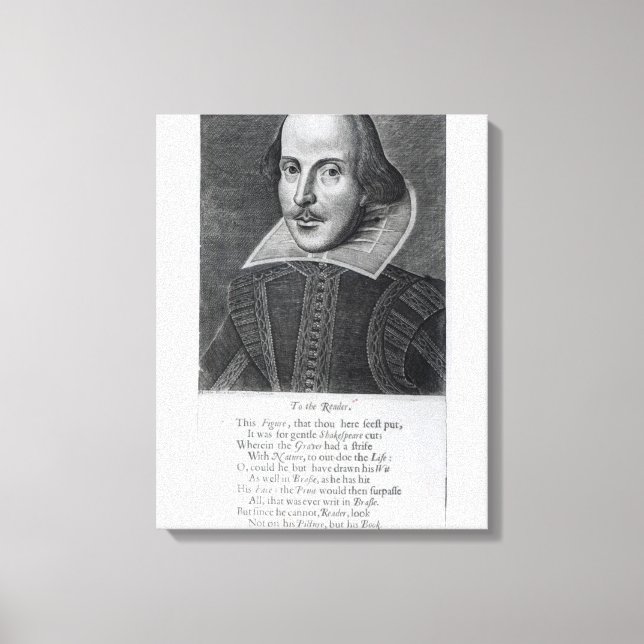 Impressão Em Tela Introdução, "Sr. William Shakespeares (Frente)