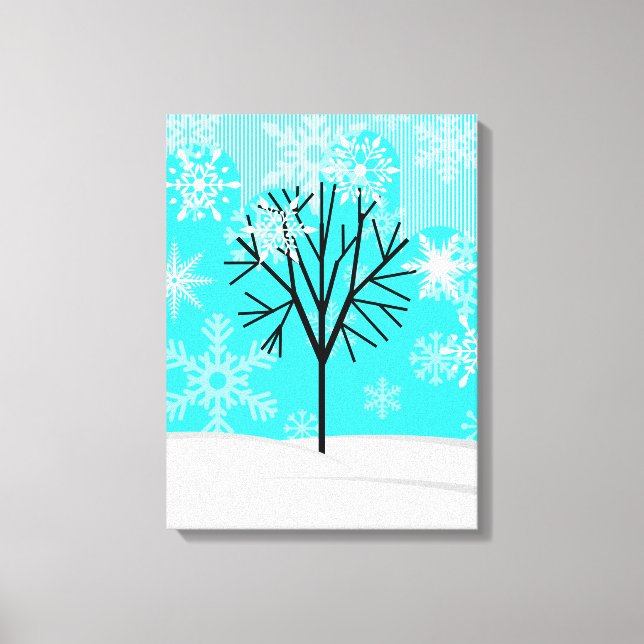 Impressão Em Tela Inverno - As Quatro Estações (Frente)