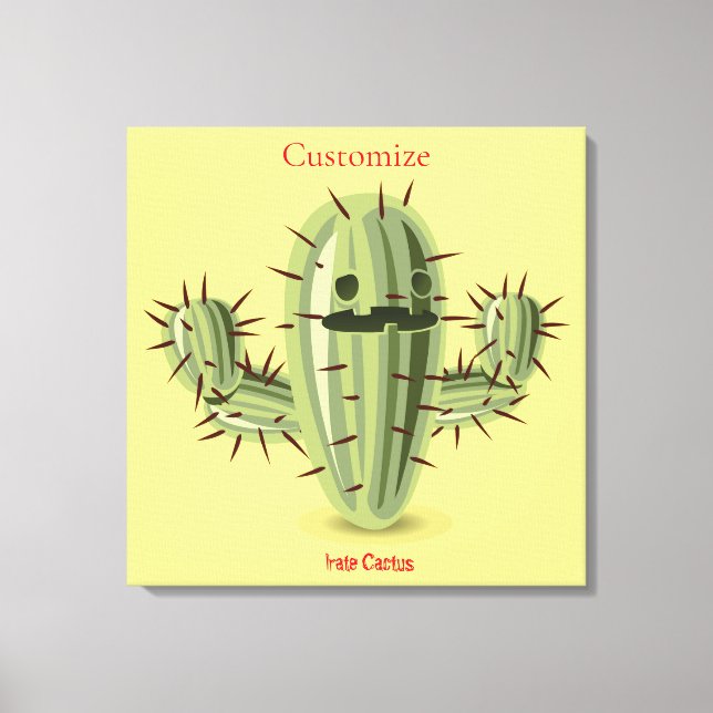 Impressão Em Tela Irate Rapidamente Cactus Thunder_Cove (Frente)