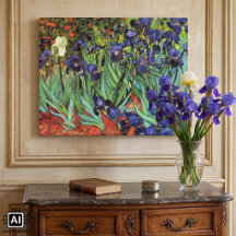 Íris de Vincent van Gogh, Arte de Jardim Vintage
