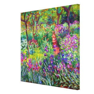 Impressão Em Tela Iris Garden em Giverny